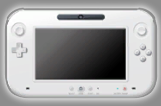 Unused glowing E3 Prototype Wii U GamePad graphic
