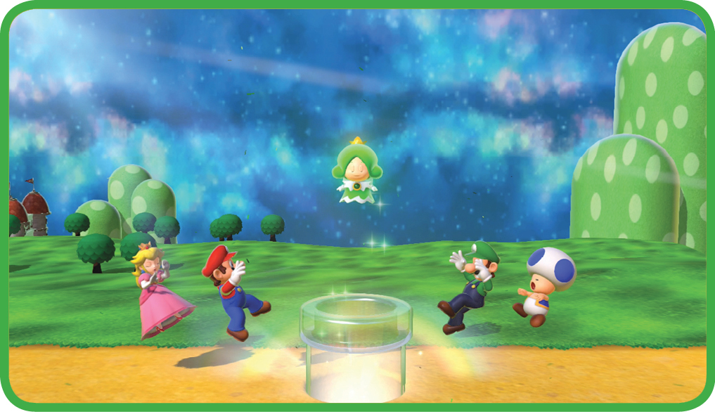 When one of the Sprixie Princesses comes out of the pipe. When one of the Sprixie Princesses comes out of the pipe.