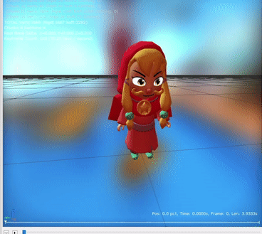 The old idle animation. Has a bit more life here, but still lacking that punch, ya know?