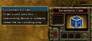 Surveillance crate's portrait, name & description