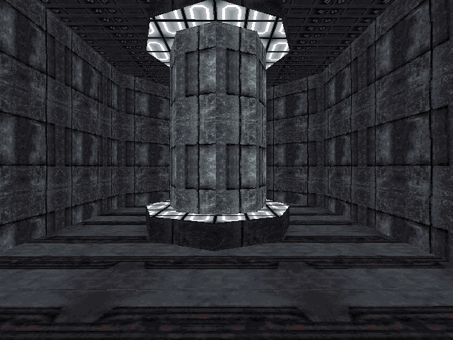 Pillar in each path. Pillar in each path.