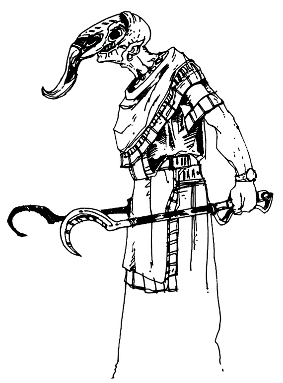 Ash Priest - Dual-wielding sickles, the devote Ash Priests work their way up toward the Ascended Sleep.