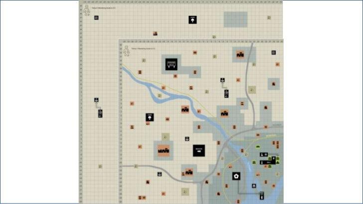 How locations were moved.