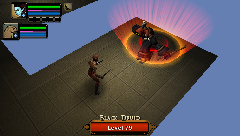 An enemy within the BLEA TEST level