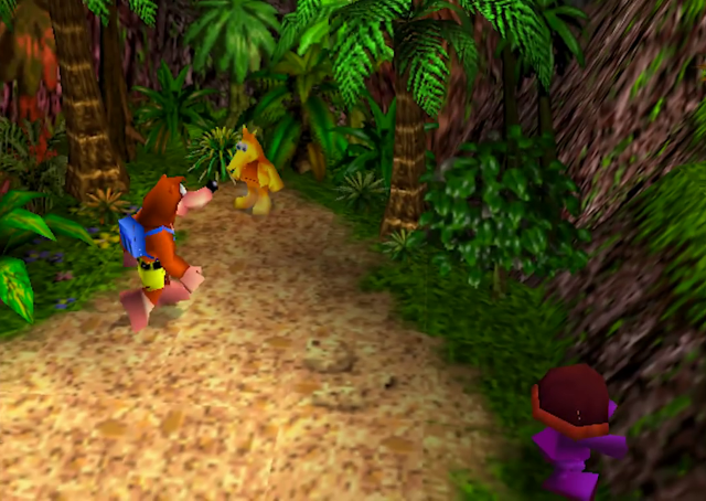 The in-game Jinjo model, which is more or less identical to the final's. The in-game Jinjo model, which is more or less identical to the final's.