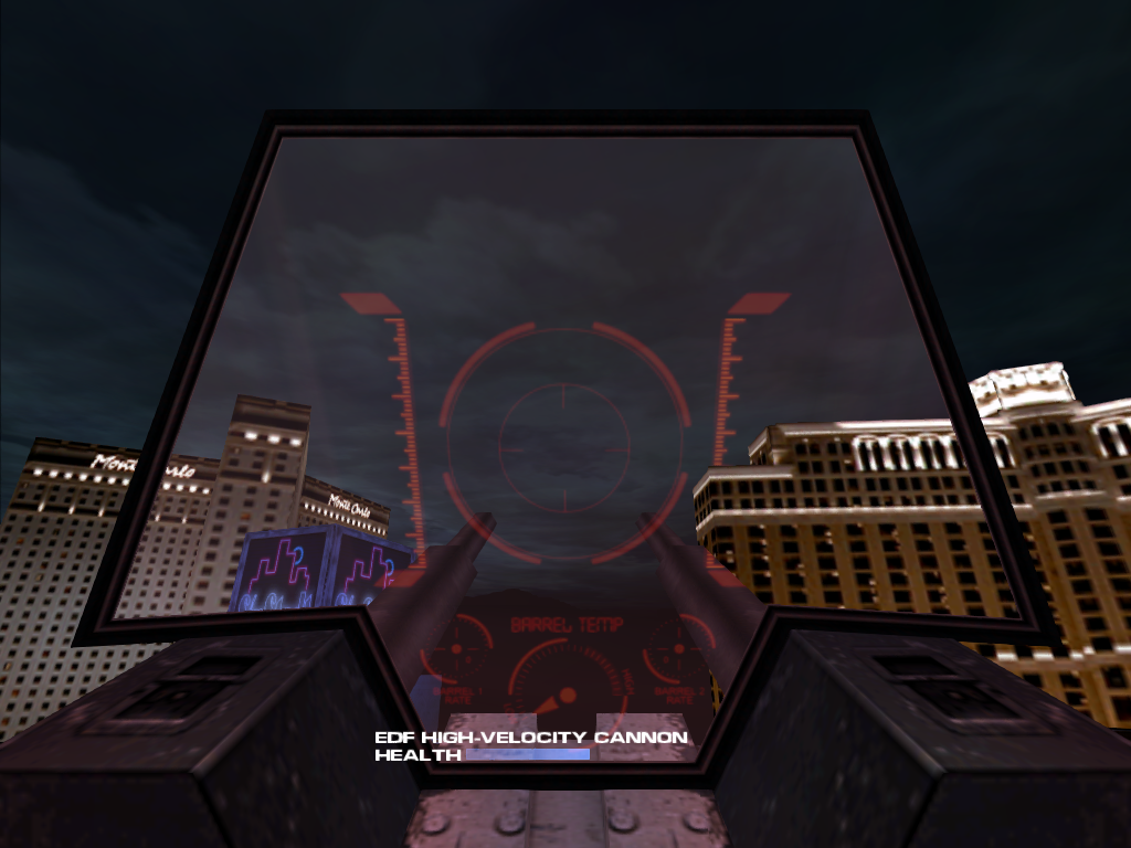 Using the EDF High-Velocity Autocannon.