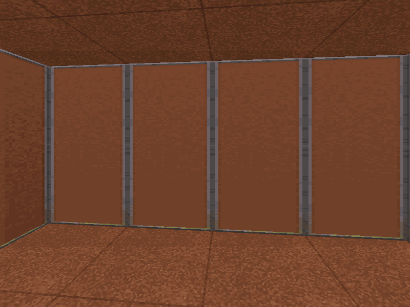 Inside an elevator. Inside an elevator.