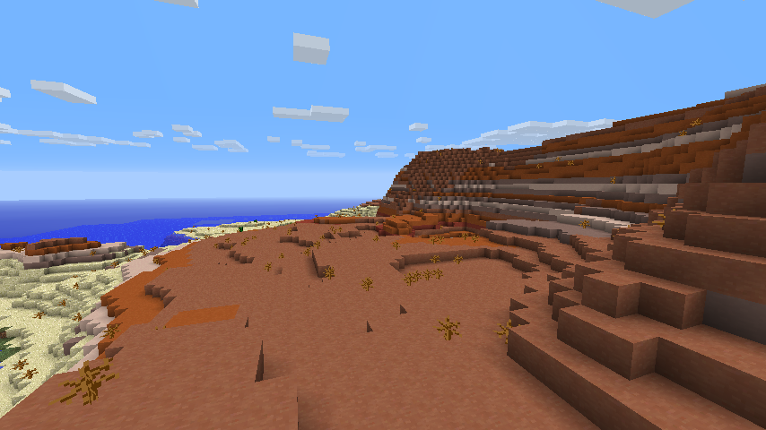 A screenshot of a mesa in 13w36a. A screenshot of a mesa in 13w36a.