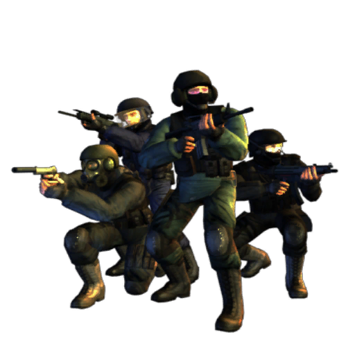 Counter-Terrorist team selection graphic. Counter-Terrorist team selection graphic.