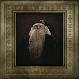 Wizard Gold Frame (Richard Harris as Dumbledore)