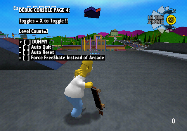 Debug Console Page 4