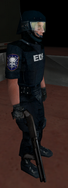 EDF Soldier with a Shotgun. EDF Soldier with a Shotgun.