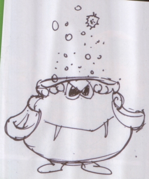 Concept art of a Warp Cauldron. Concept art of a Warp Cauldron.