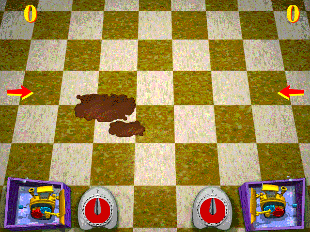 K.dirty. In the final game, only Garden levels have mud, and the Kitchen is the playfield specifically devoid of any obstacles. K.dirty. In the final game, only Garden levels have mud, and the Kitchen is the playfield specifically devoid of any obstacles.
