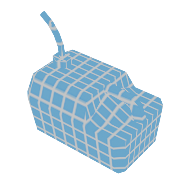 A gas canister.