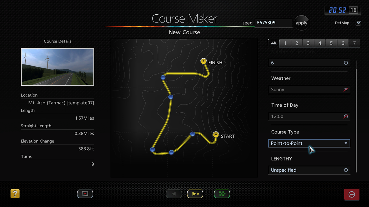 Additional Course Maker options (also running in QA Mode).