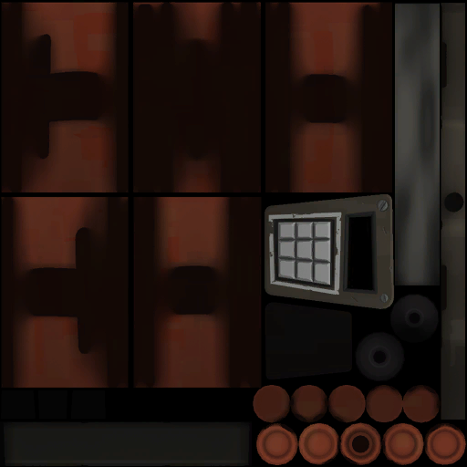 MIRV Grenade texture - RED. MIRV Grenade texture - RED.