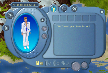 The person page viewing another player's Avatar The person page viewing another player's Avatar
