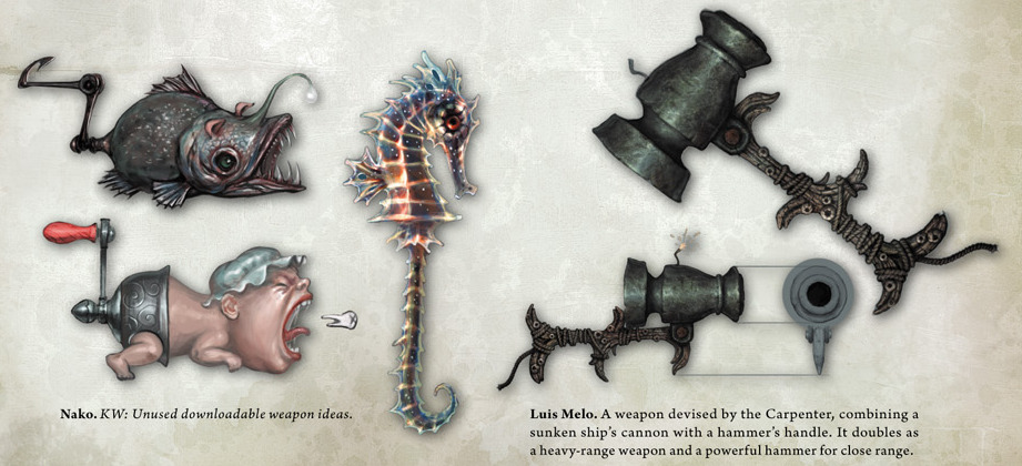 Unused DLC weapon ideas and a weapon made by the Carpenter. What could this mean? Unused DLC weapon ideas and a weapon made by the Carpenter. What could this mean?