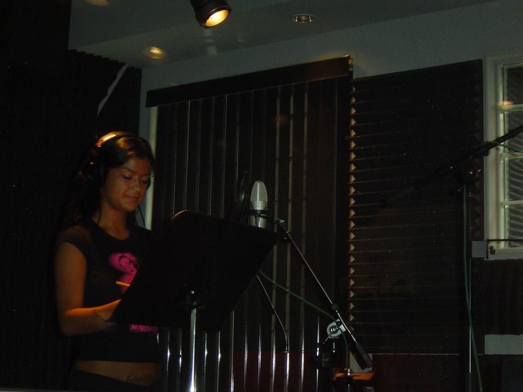 Crystle Lightning acting out the part of Jen