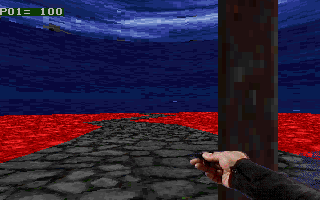 Screenshot with health counter on the upper left-hand corner.