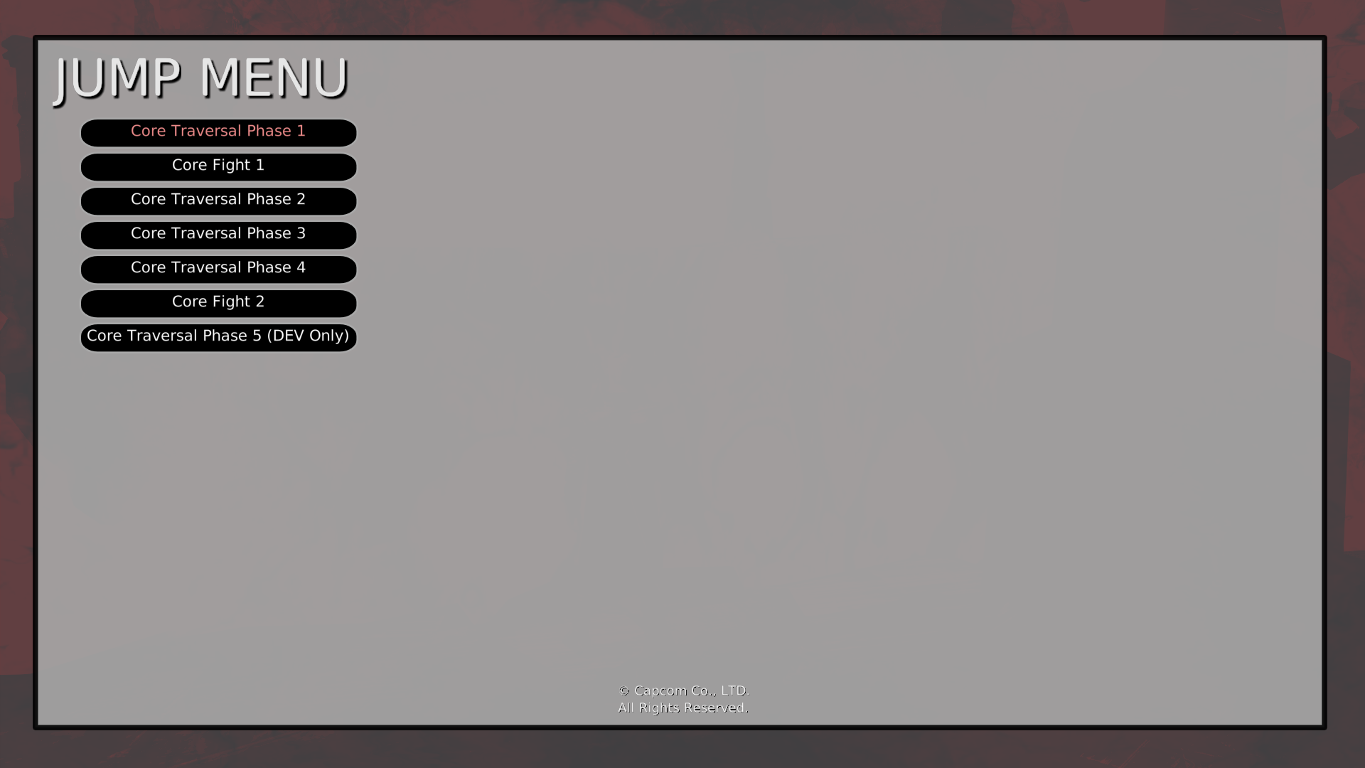 Jump Menu - Mission 17: Furnace of Souls