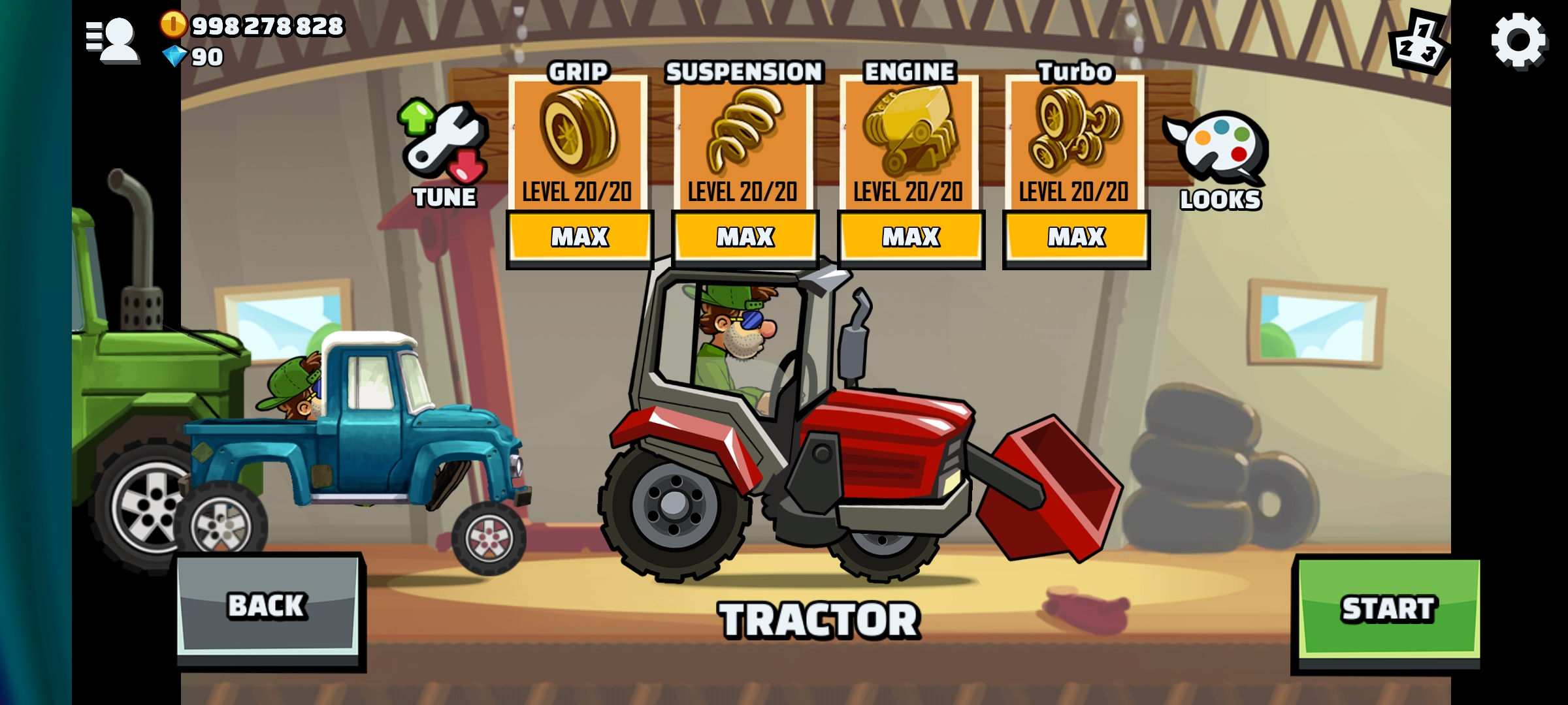 Beta Tractor in the garage by using mods. Beta Tractor in the garage by using mods.