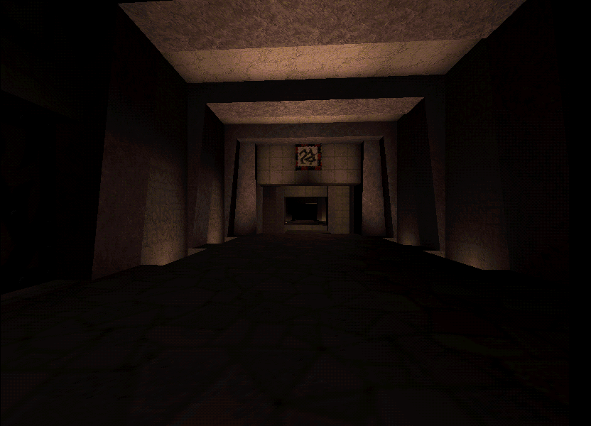 Room past the hole. Room past the hole.