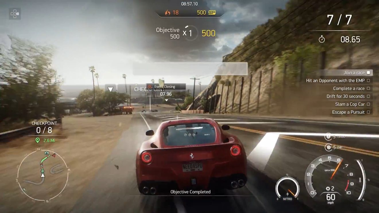 2nd. The ongoing race automatically made the player join, even if the race started seconds ago 2nd. The ongoing race automatically made the player join, even if the race started seconds ago