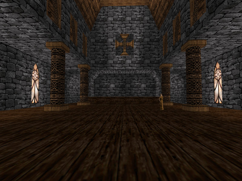 Inside the church. Inside the church.