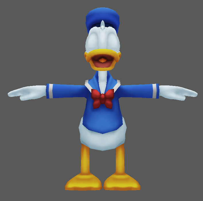 Donald with traditional outfit (H_ZZ040) Donald with traditional outfit (H_ZZ040)