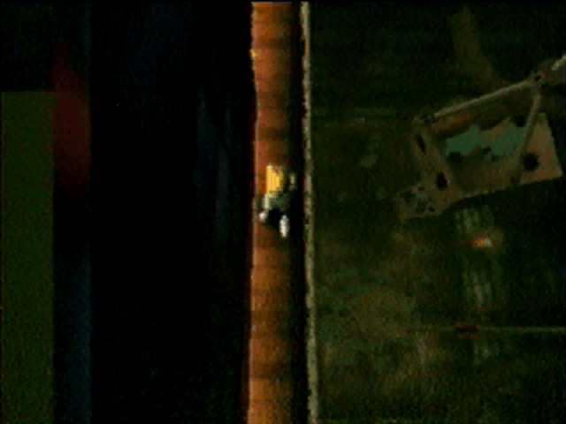 Lucas infiltrating the Claymen Factory from the rafters above. Lucas infiltrating the Claymen Factory from the rafters above.