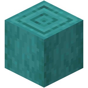 An isometric render of a warped stem in 20w06a.