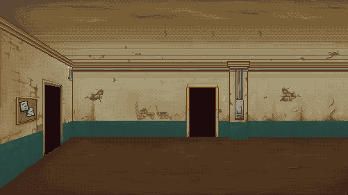 Old version of the School hallway.