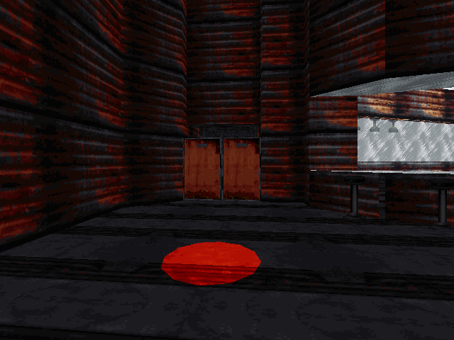 Bathroom entrance. Bathroom entrance.