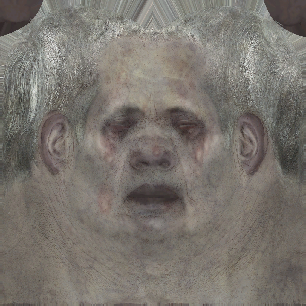 Head Diffuse texture. Head Diffuse texture.