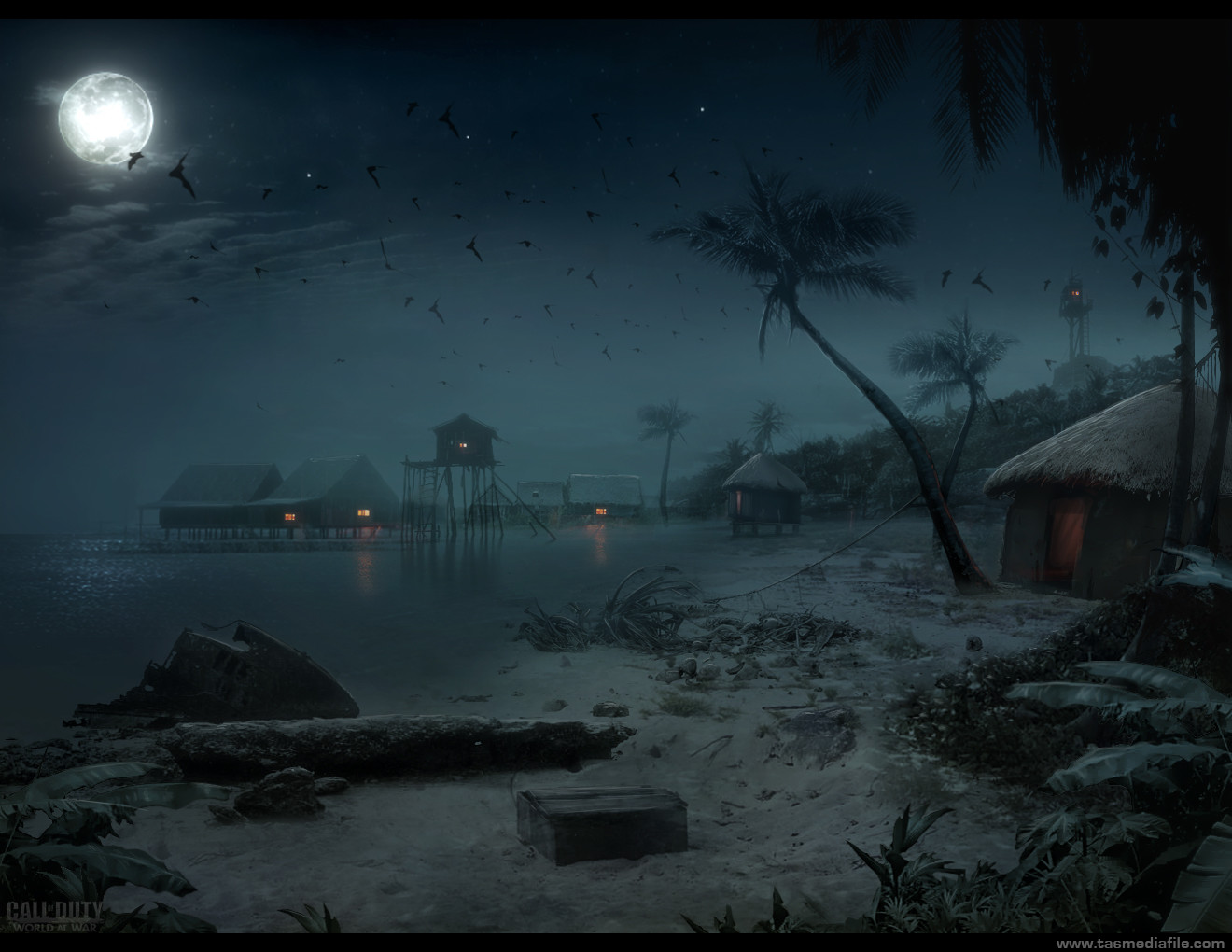 Makin Atoll (Semper Fi) concept art.