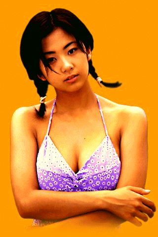 Prob. promotional pic from "PCBG-00031 Yuka 優香 be", an IV circa 1998 PONY CANYON.
