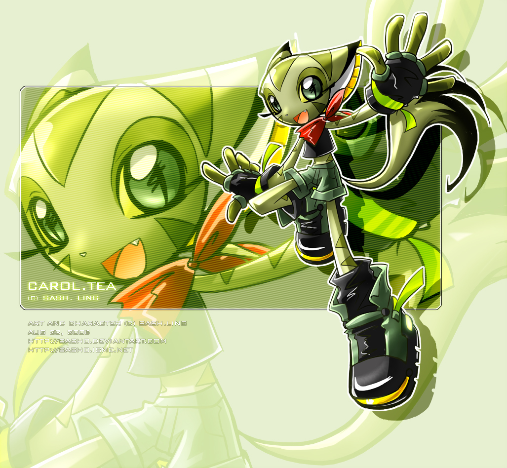 Carol Tea, drawn by Ziyo Ling.