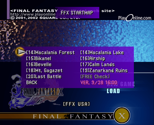NEWGAME menu part 2. NEWGAME menu part 2.