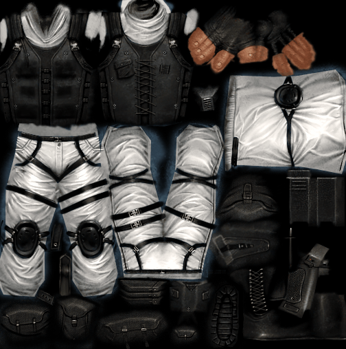 SEAL Team 6 solid white body.
