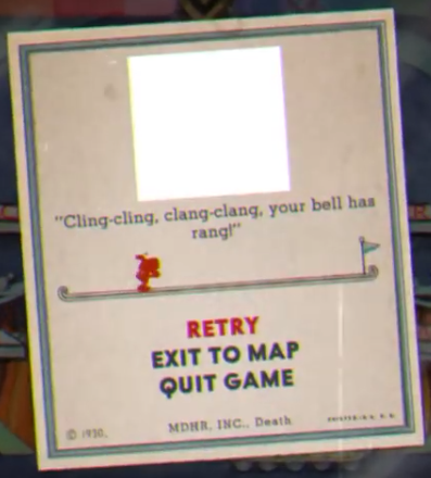 "Cling-cling, clang-clang, your bell has rang!"