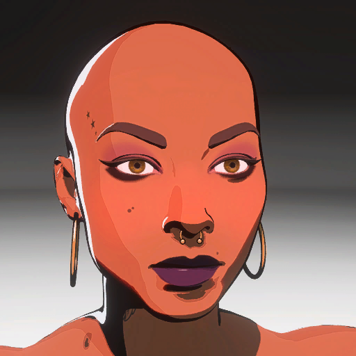 Graphic render of Yaz's Head. Graphic render of Yaz's Head.