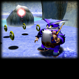 Icecap has the lighting from Sonic's version here. This level is usually set at night as Big.