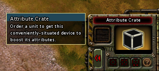 Attribute crate's portrait, name & description