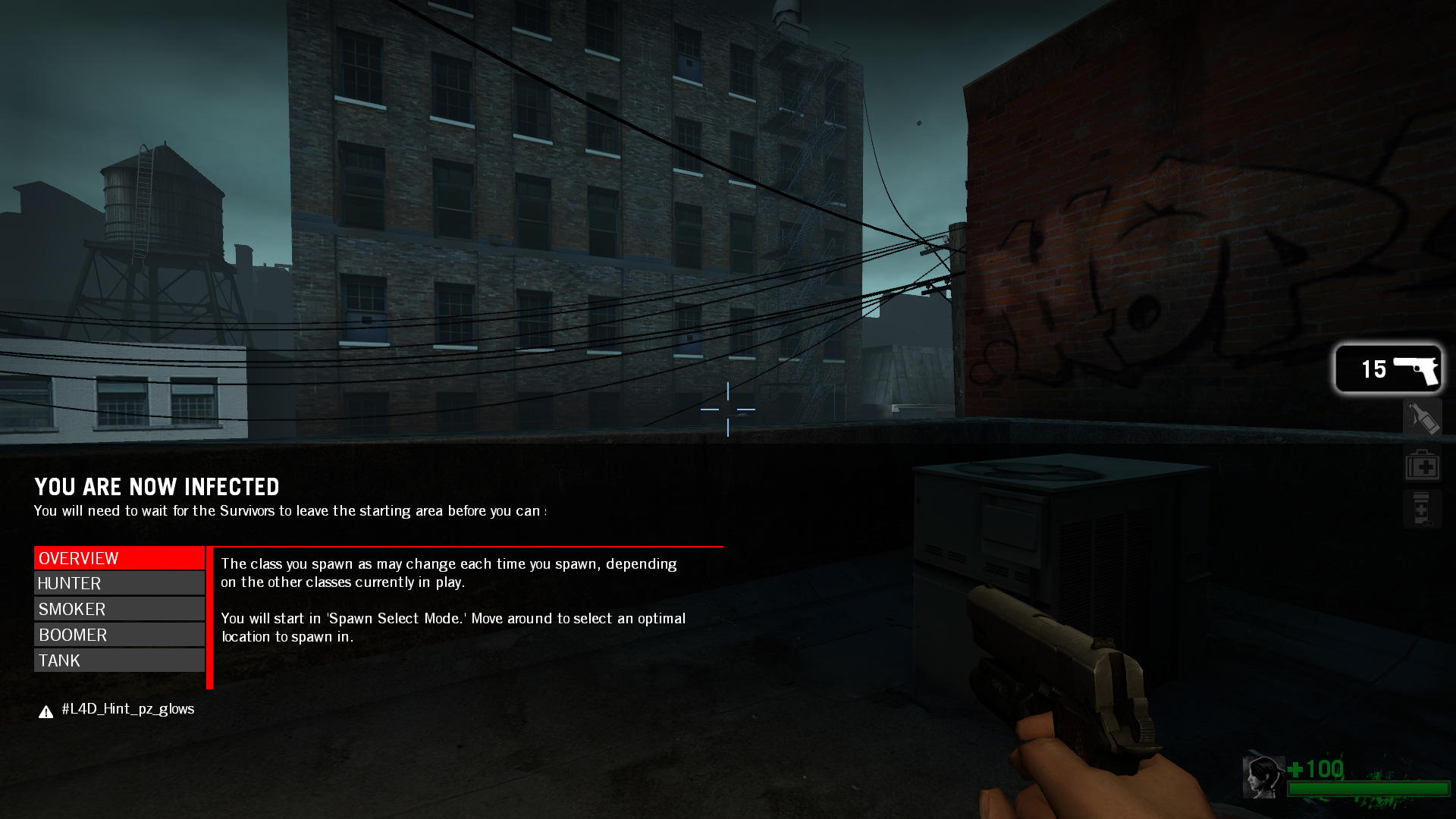 The UI panel in-game.