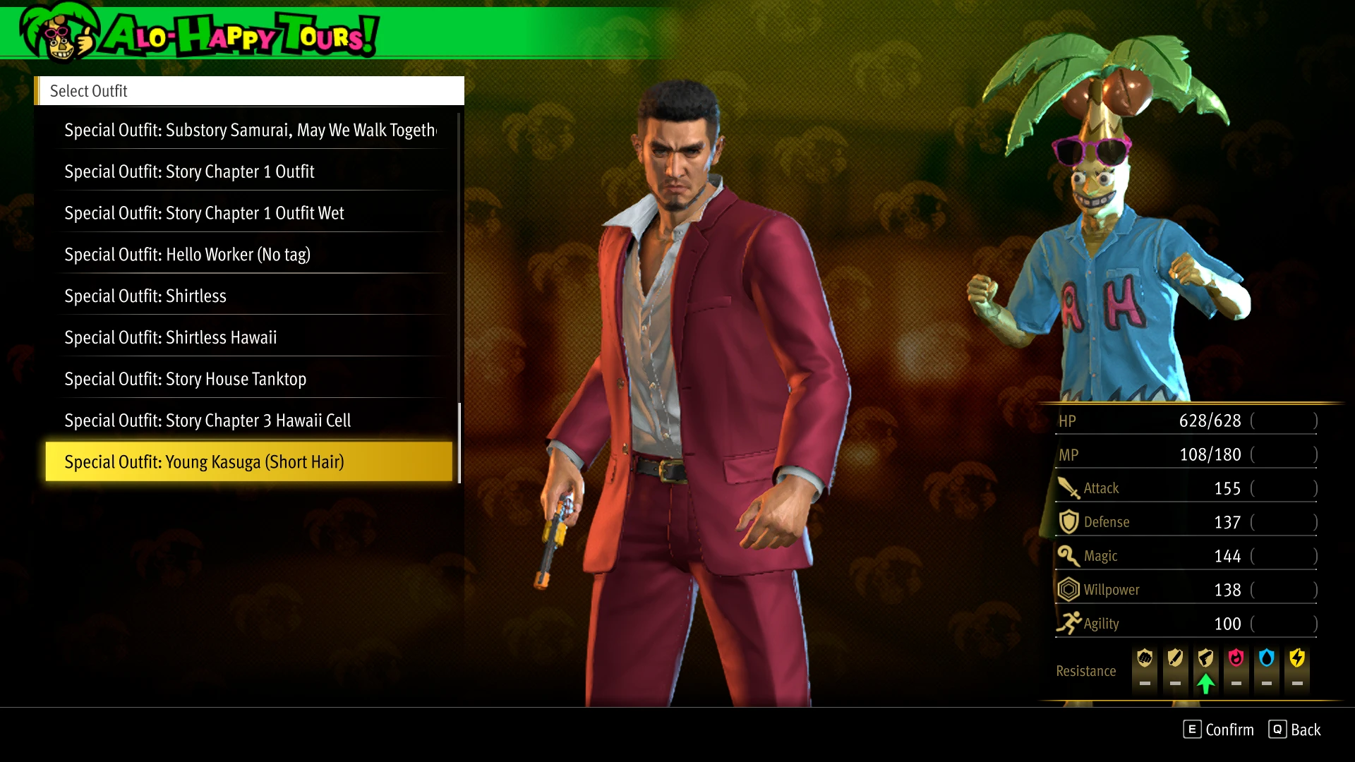Young Kasuga from the game's prologue.