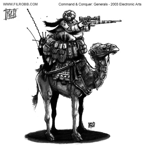Sniper On Camel