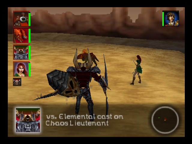 One instance of a randomized battle
