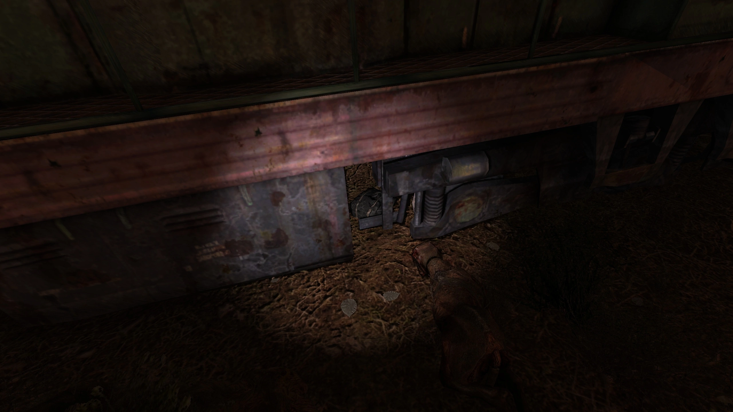 Under locomotive stash. Under locomotive stash.
